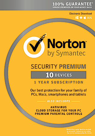 Norton™ Security Premium, 1-Year Subscription, Product Key Card
